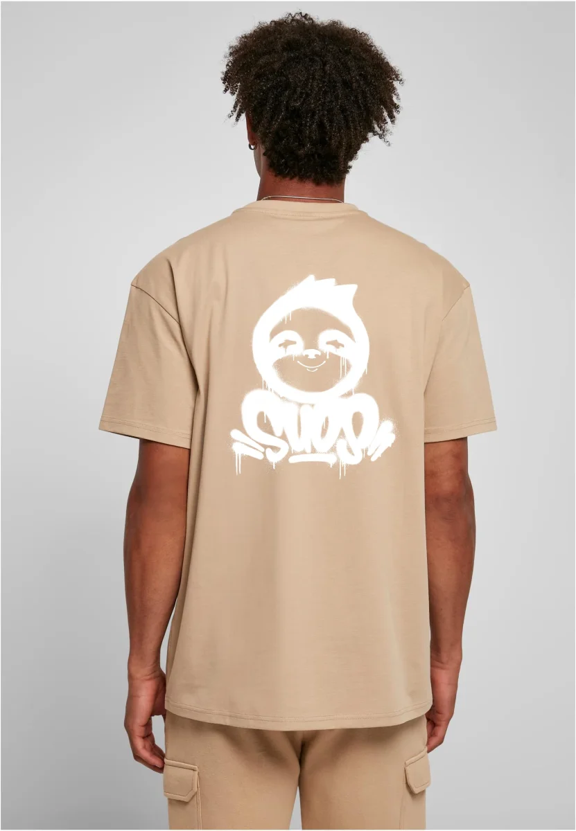 T SHIRT BEIGE BRADIPO GRAFFITI SPRAY - immagine 2