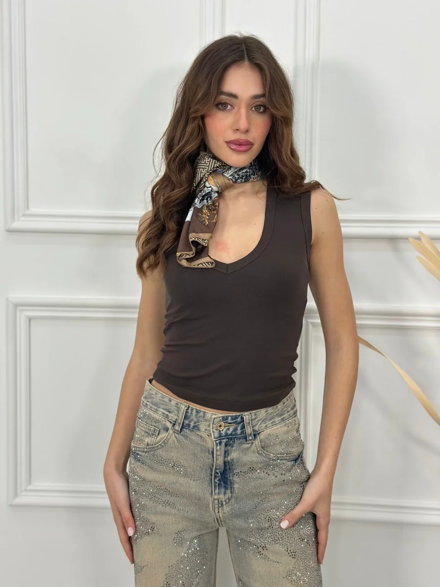 Top Scollo V Top Quality Z-7707 - immagine 7