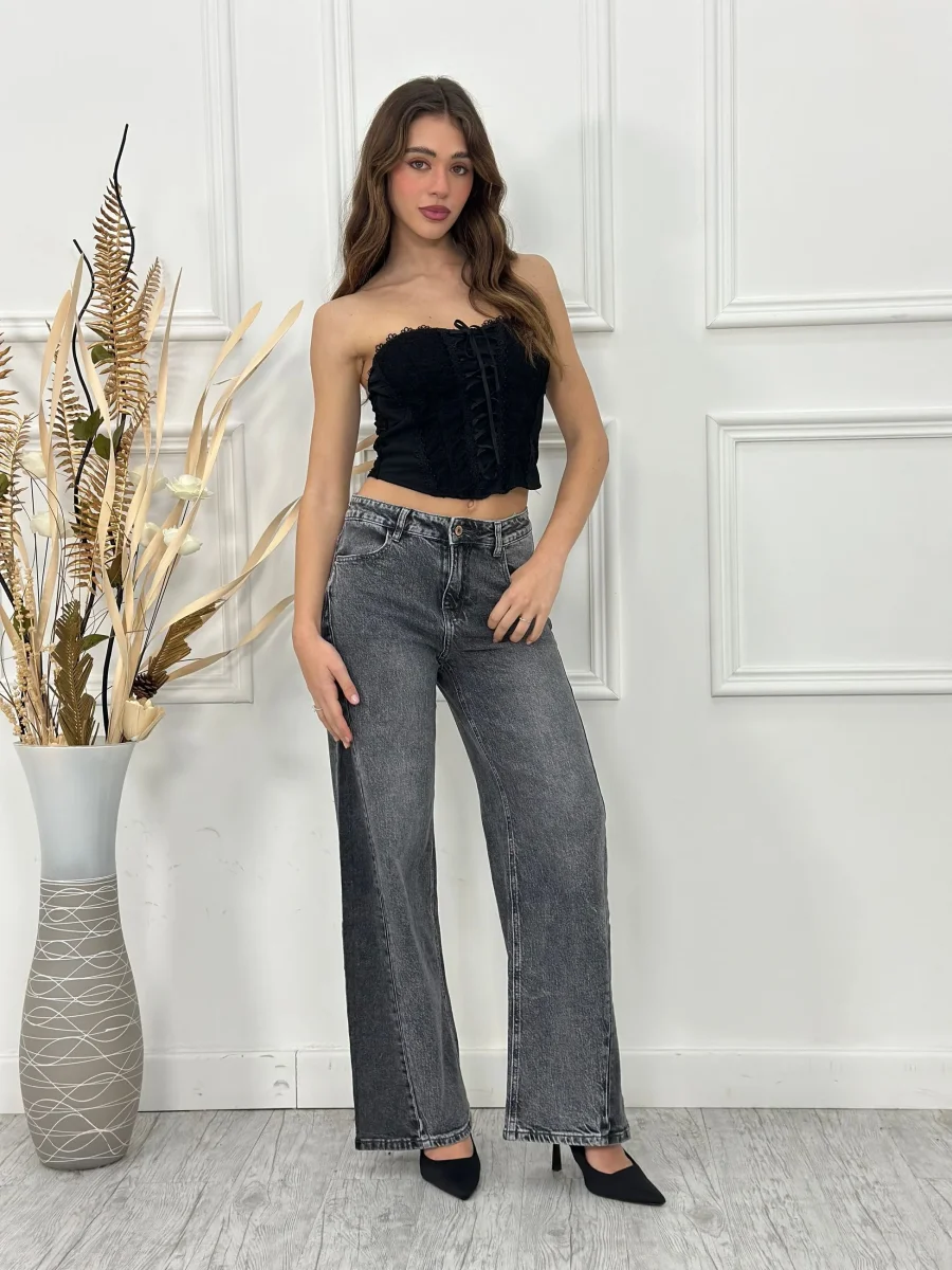 Jeans Palazzo D5587 - immagine 2