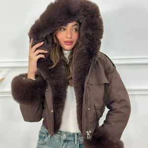 Giubbotto Crop Top Quality J8526